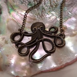 Octopus Pendant Necklace
